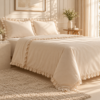 Karaca Home Pure Ruffle 100% Cotton King Size Duvet Cover Set – Light Beige, 8680214362907 10 Karaca Home Pure Ruffle 100% Cotton King Size Duvet Cover Set – Light Beige, 8680214362907 - Image 3