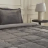 Karaca Home Flufy Double Soft Dream Comfort Sleep Set ? Anthracite, 8680214363287