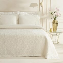 Alternative view of Karaca Home Glory 100% Cotton Double Duvet Set - 7 Pieces, Ecru, 8680214364765