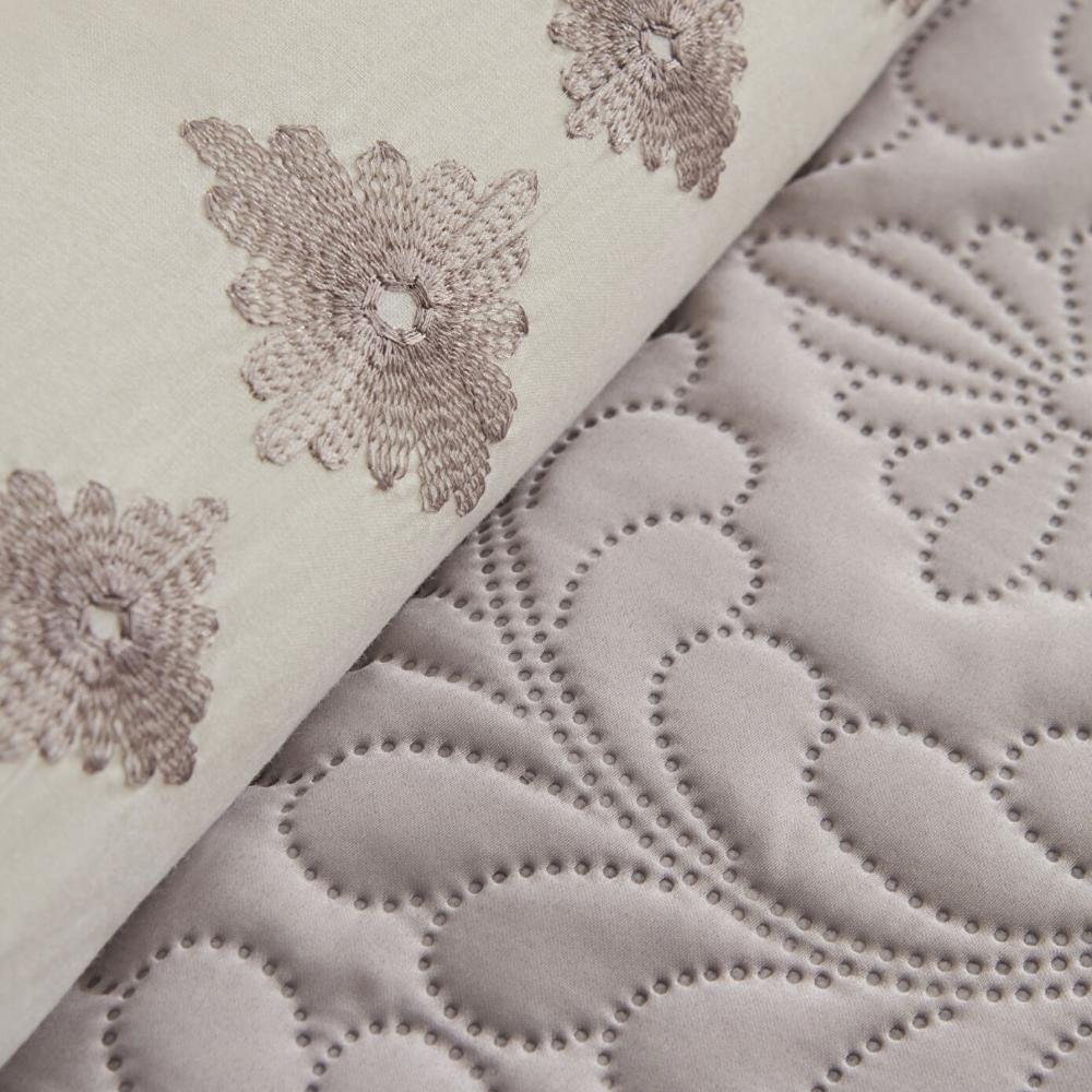 Karaca Home Glory 100% Cotton Double Duvet Set - 7 Pieces, Powder Pink, 8680214364888 6 Karaca Home Glory 100% Cotton Double Duvet Set - 7 Pieces, Powder Pink, 8680214364888 - Image 6