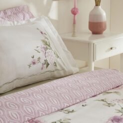 Alternative view of Karaca Home Rosales 100% Cotton 120-Thread Double Satin Duvet Cover Set, 8680214402399