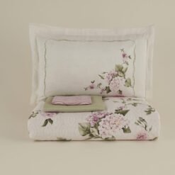 Alternative view of Karaca Home Rosales Double Duvet Cover Set – 100% Cotton Floral Satin Elegance, 8680214402399