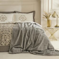 Alternative view of Karaca Home Grace 8-Piece Double Dowry Set - Anthracite, 8680214416822