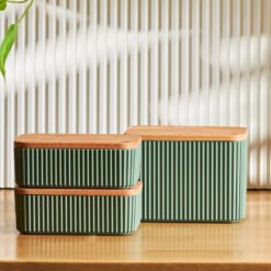 Karaca Massimo 3-Piece Storage Container Set – Green, 153.09.01.0577