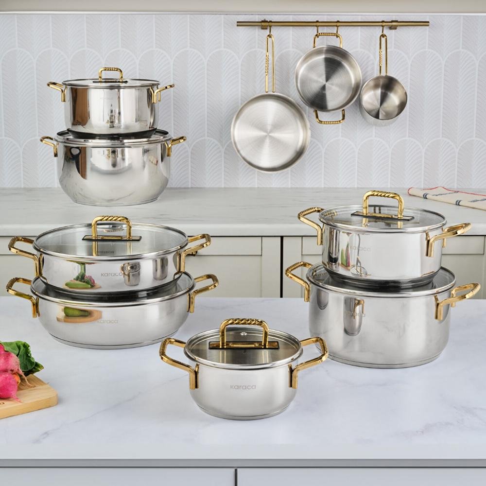 Karaca Premium Stainless Steel Pot 34 cm, 8683650326052 2 Karaca Premium Stainless Steel Pot 34 cm, 8683650326052 - Image 2