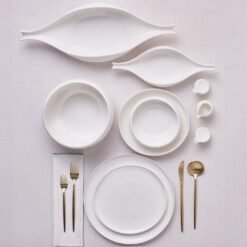 Karaca Earth Collection Clay 55-Piece Dinner Set for 12 People Red Dot Design Award-Winning Dinner Set, 8683650346579