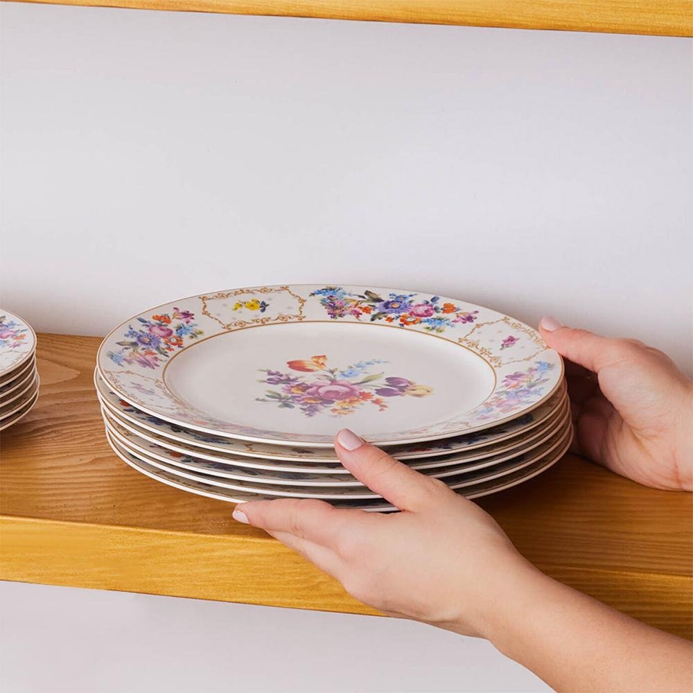 Karaca Forever Bone 24-Piece Dinner Set for 6 People, 8683650361800 4 Karaca Forever Bone 24-Piece Dinner Set for 6 People, 8683650361800 - Image 4