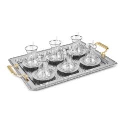 Karaca Nehir 19-Piece Tea Set, 8683650382485