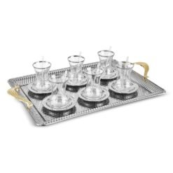 Karaca Deniz 19-Piece Tea Set for 6 peoples, 8683650382492
