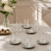 Karaca Ada Platinum 18-Piece Tea Set for 6, 8683650382515 - Image 2