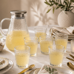 Karaca Luminous 7-Piece Glass Set – Transparent | Elegant Jug & Glassware, 153.09.01.9477