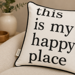 Alternative view of Karaca Home Happy Place Filled Cushion 43 x 43 cm, 153.09.01.6399