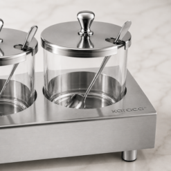 Alternative view of Karaca Pedro Steel 3-Piece Spice Set, 153.03.08.4674