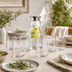Karaca Serene 7-Piece Glass Set Transparent, 153.09.01.9483