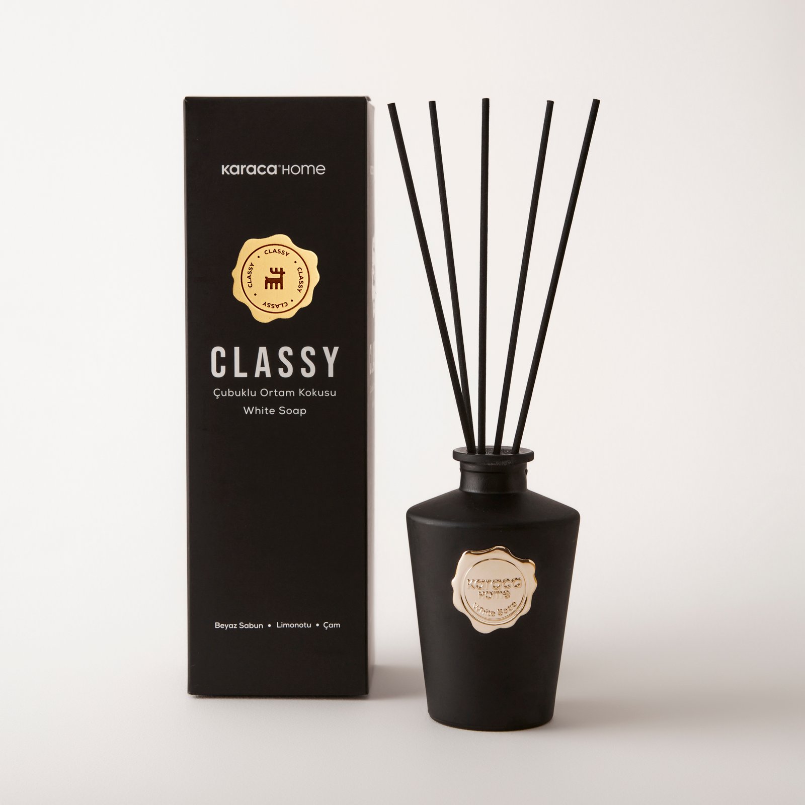 Karaca Home Classy White Soap Reed Diffuser 200 ml, 153.09.01.7150 4 Karaca Home Classy White Soap Reed Diffuser 200 ml, 153.09.01.7150 - Image 4