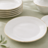 Karaca Fine Pearl Fame 55-Piece Dinner Set for 12 People – White with Gold Rim, 8683650341123 10 Karaca Fine Pearl Fame 55-Piece Dinner Set for 12 People – White with Gold Rim, 8683650341123 - Image 5