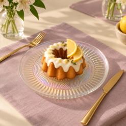 Alternative view of Karaca Marida 6-Piece Glass Cake Plate Set – 21 cm | Lustre Finish, 8683650361190