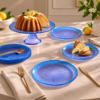 Karaca Reef 7-Piece Cake and Dessert Set – Blue, 8683650324133