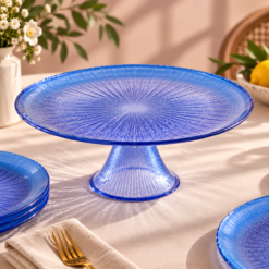 Alternative view of Karaca Reef 7-Piece Cake and Dessert Set – Blue, 8683650324133