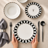 Karaca Elegance Bone 24-Piece Dinner Set for 6 People, 153.03.06.2400 6 153.03.06.2400 12