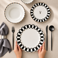Alternative view of Karaca Elegance Bone 24-Piece Dinner Set for 6 People, 153.03.06.2400