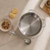 Karaca Kitchen Lover Induction Base Stainless Steel Jam & Ashure Pot 28 cm – 10 L, 153.03.08.1162