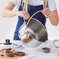 Karaca Love of Kitchen 10L Stainless Steel Jam and Marmalade Pot | Induction Compatible, 153.03.08.1162