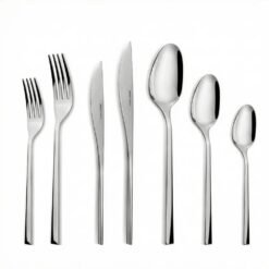 Karaca New Everest 84-Piece Stainless Steel Cutlery Set for 12 People | Red Dot Award, 153.03.08.1815