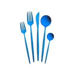 Alternative view of Karaca Orion 30-Piece 18/10 Stainless Steel Cutlery Set for 6 People - Blue, 153.03.08.1912