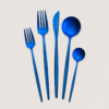 Karaca Orion 30-Piece 18/10 Stainless Steel Cutlery Set for 6 People – Blue, 153.03.08.1912 - Image 4