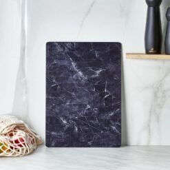 Alternative view of Karaca Ayaz Black Glass Cutting Board 25x35 cm | Non-Slip Kitchen Board, 153.03.08.2744