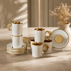 Alternative view of Karaca Heart-Shaped 6-Piece Coffee Cup Set 80 ml, 153.09.01.0228