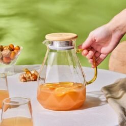 Alternative view of Karaca Savona 7-Piece Drinkware Set - 1.8L Pitcher and 6 Glasses | Clear Glass Set, 153.09.01.0648