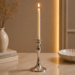 Alternative view of Karaca Home Rena Candlestick 26 cm – Silver, 153.09.01.2144
