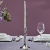 Karaca Home Rena Candlestick 26 cm - Silver, 153.09.01.2144