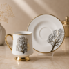 Karaca Afra 6-Piece Coffee Cup Set with Saucers 90 ml, 153.09.01.3648 7 153.09.01.3648 2
