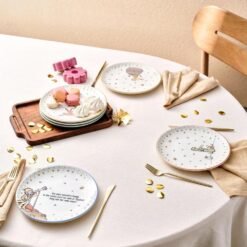 Alternative view of Karaca Little Prince 6-Piece Ceramic Cake Set 20 cm | Stoneware Dessert Plates, 153.09.01.5011