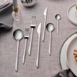 Alternative view of Karaca Premium Platinum Von 84-Piece Cutlery Set for 12 People | 18/10 Stainless Steel, 153.09.01.5074