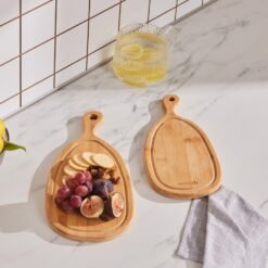 Alternative view of Karaca Havin 2-Piece Bamboo Cutting and Serving Board Set | Natural Kitchen Boards, 153.09.01.7591