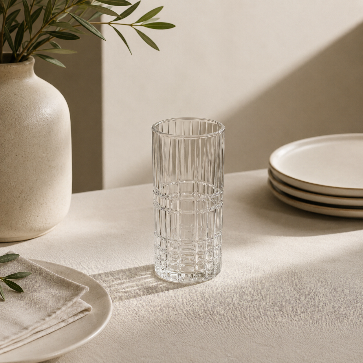 Karaca Luminary 6-Piece Transparent Glass Beverage Set 350 ml, 153.09.01.8806 1 Karaca Luminary 6-Piece Transparent Glass Beverage Set 350 ml, 153.09.01.8806