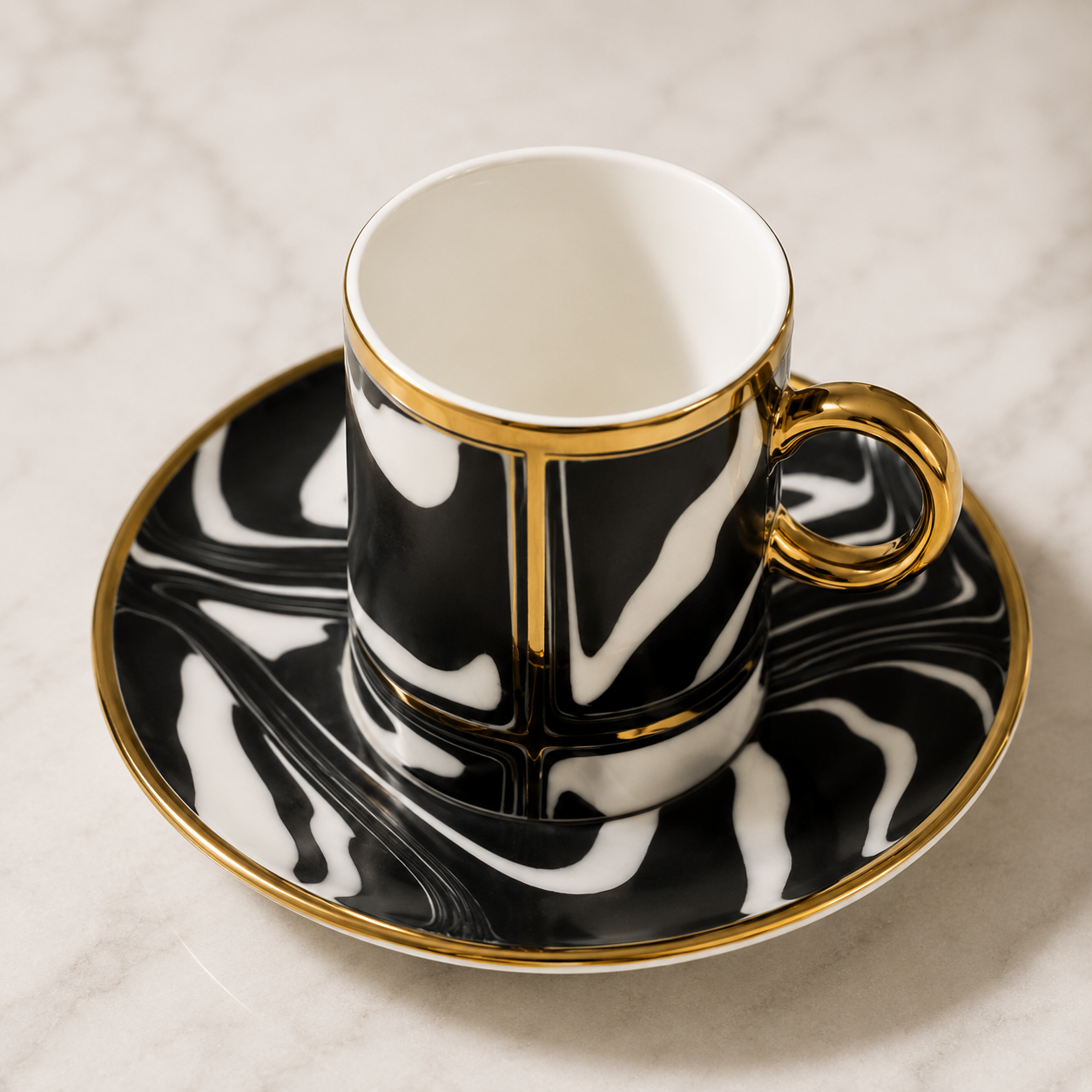 Karaca Tales 6-Piece Coffee Cup Set 90 ml, 153.09.01.9514 4 Karaca Tales 6-Piece Coffee Cup Set 90 ml, 153.09.01.9514 - Image 4