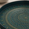 Karaca Rashel Decorative Tray 35 cm, 153.20.01.0374 7 153.20.01.0374 1