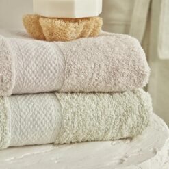 Alternative view of Karaca Sarah Anderson Alven 4-Piece Family Bathroom Set - Green/Beige, 160.22.08.0061