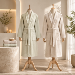 Karaca Lebanon 90 Karaca Sarah Anderson Alven 4-Piece Family Bath Set – Green/Beige, 160.22.08.0061