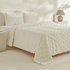 Alternative view of Karaca Home Arlina Geo Ecru Double Bedspread Set 230x240 cm - 2 Pillowcases Included, 200.22.11.0481