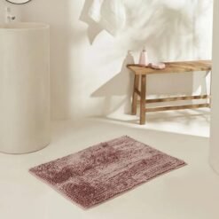 Karaca Home Jules Pasta Bathroom Mat 60x90 cm - Pink, 200.22.11.0495