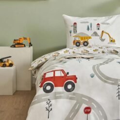 Alternative view of Karaca Home Young Race 100% Cotton Fitted Single Duvet Cover Set - 160x220 cm, 200.22.14.0123