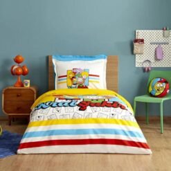 Karaca Home "Close Friends" 100% Cotton Single Duvet Cover Set 160x220 cm, 200.22.14.0391