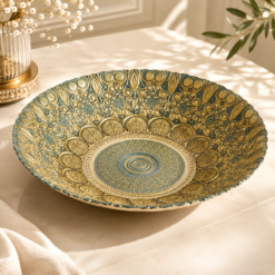 Karaca Home Jamil Decorative Plate 33 cm, 300.22.02.0442