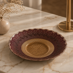 Karaca Home Palmyra Decorative Plate 33 cm, 300.22.02.0443